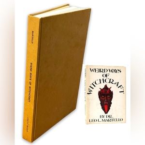 WEIRD WAYS OF WITCHCRAFT ‘72 1st Edition 1st Printing Martello Religion Worlock
